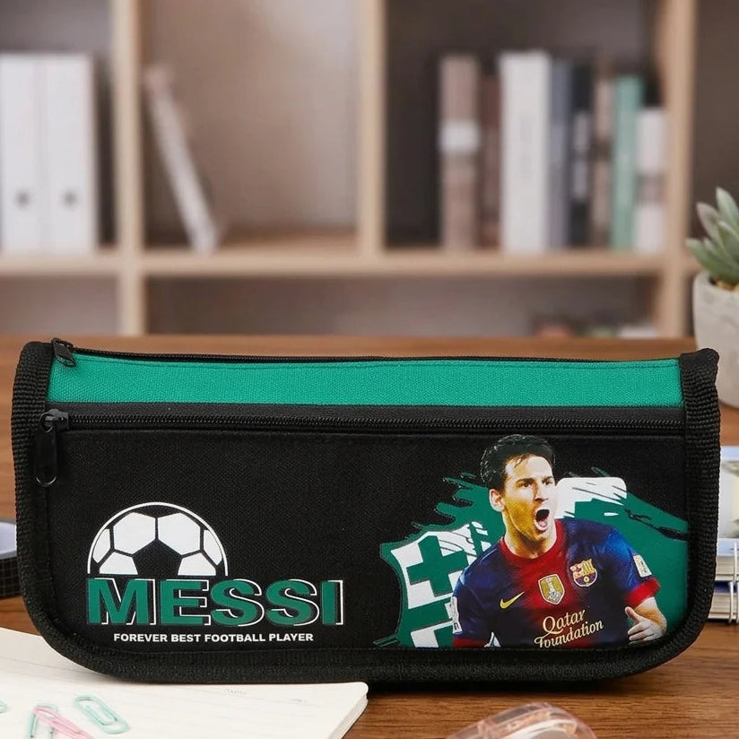 Messi Multifunctional Pouch Pencil Case -Green
