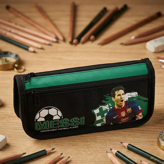 Messi Multifunctional Pouch Pencil Case -Green