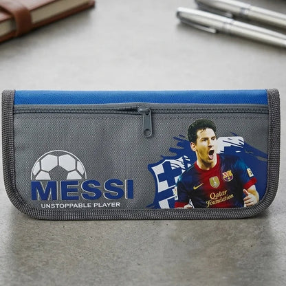 Messi Multifunctional Pouch Pencil Case - Blue