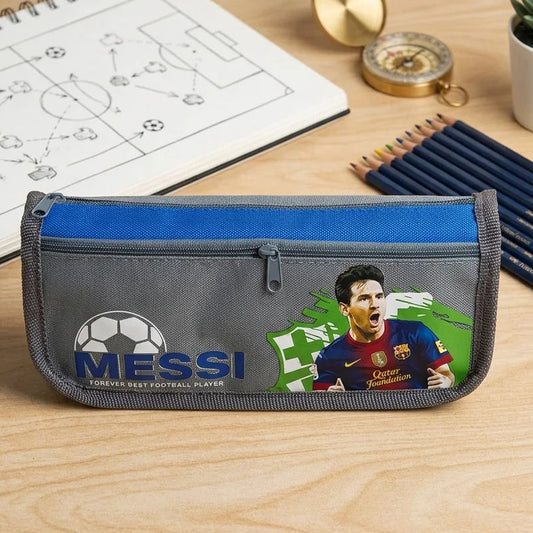 Messi Multifunctional Pouch Pencil Case - Blue
