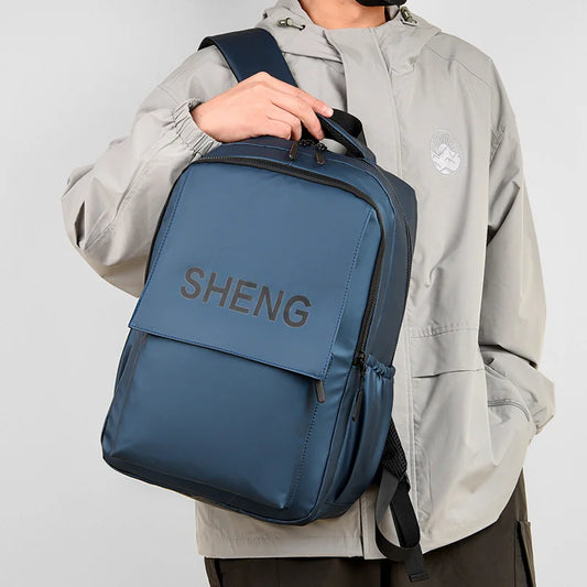 Solid Color Waterproof Backpack