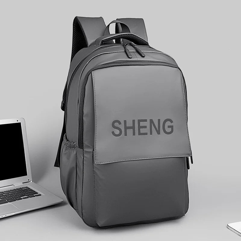 Solid Color Waterproof Backpack