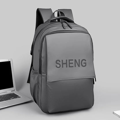 Solid Color Waterproof Backpack