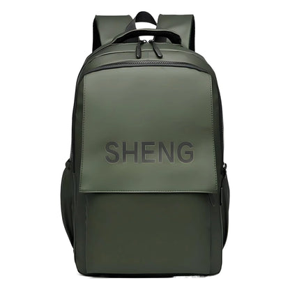 Solid Color Waterproof Backpack
