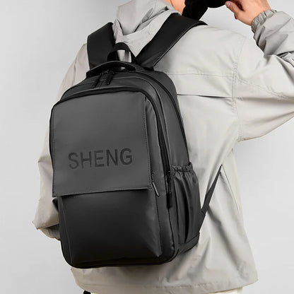 Solid Color Waterproof Backpack