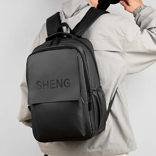 Solid Color Waterproof Backpack