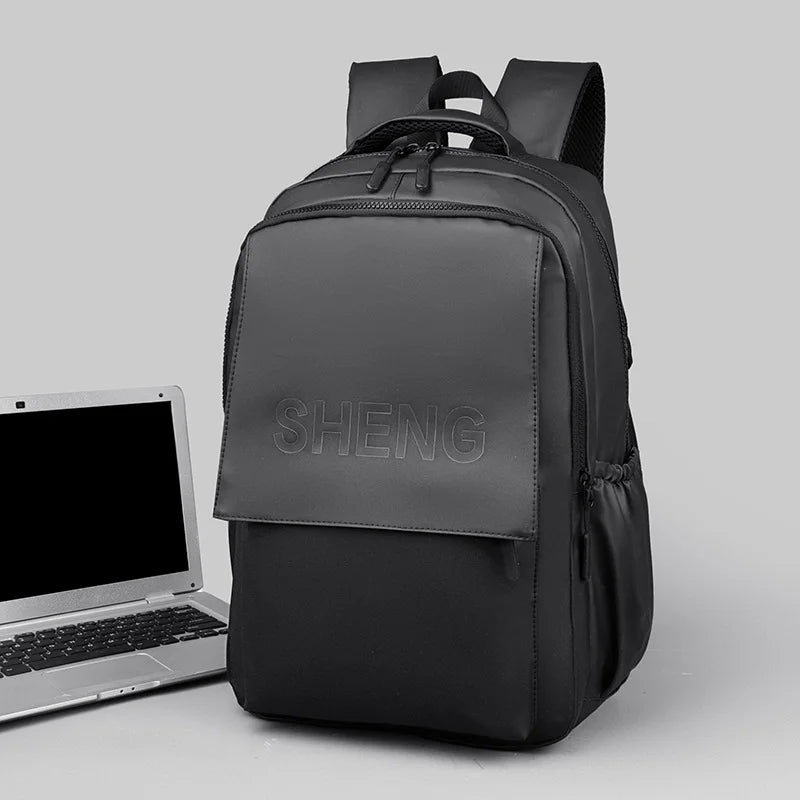 Solid Color Waterproof Backpack