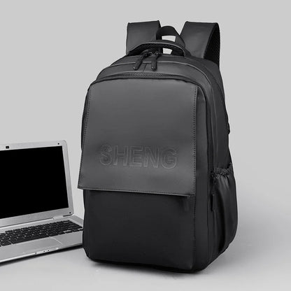 Solid Color Waterproof Backpack