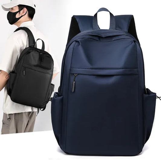 Premium Navy Blue Multi-Pocket Travel Backpack