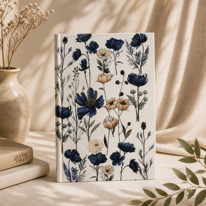 Flower Pattern Bush Hardcover Sketchbook