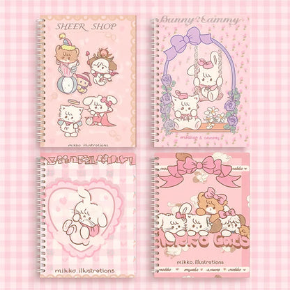 Mikko Cute A5 Spiral Notebook Set
