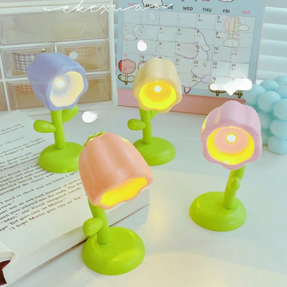 Mini Flower Pot Night Lamp
