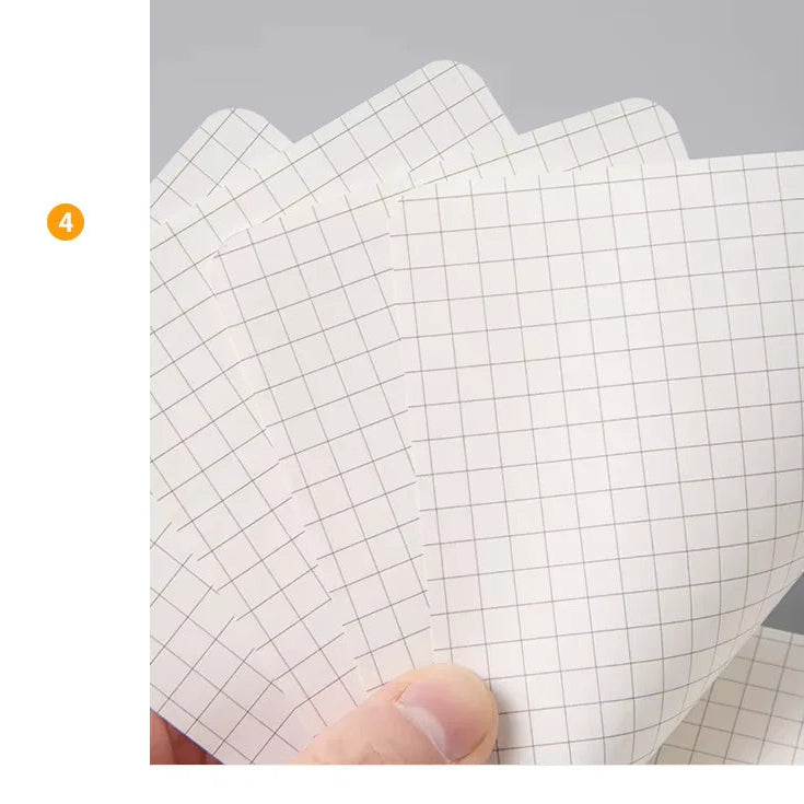 Mini Notepad Grid Mini Grid Notepad with Flip Binding – thepaperworm