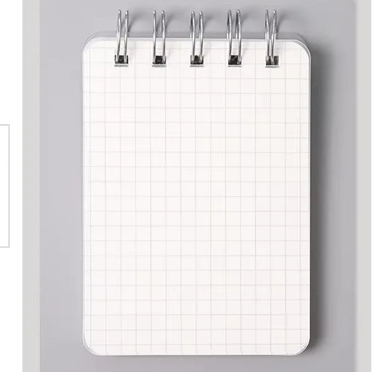 String Binding Notepad Mini Grid Notepad with Flip Binding – thepaperworm