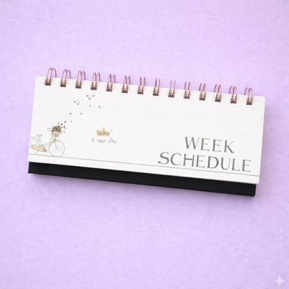 Mini Weekly Desktop Schedule Planner