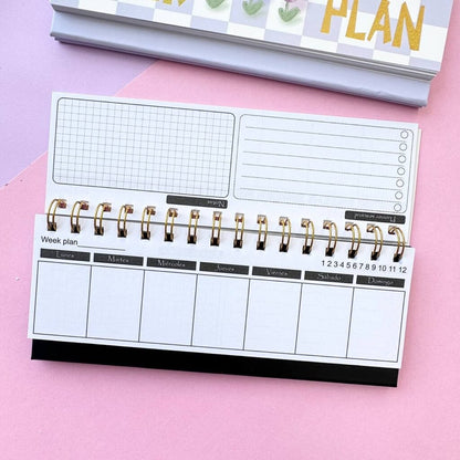 Mini Weekly Desktop Schedule Planner
