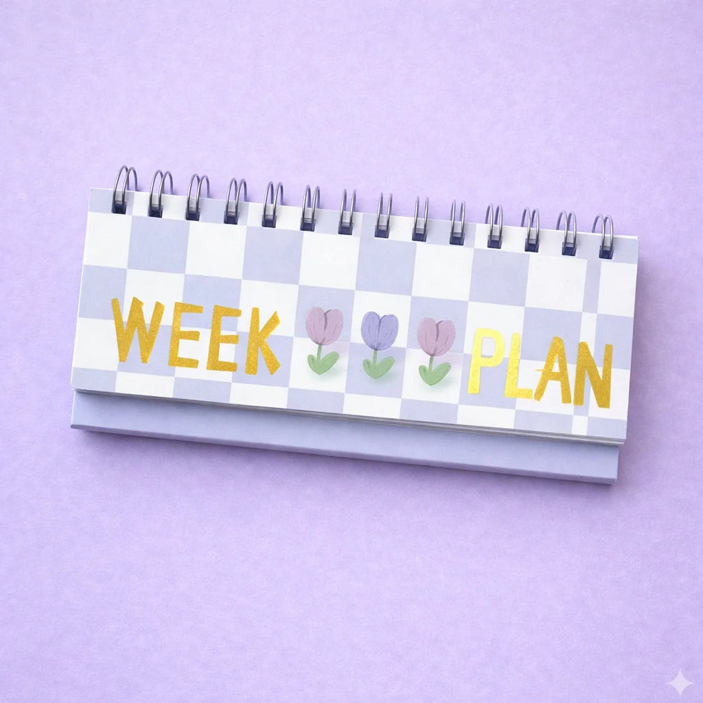 Mini Weekly Desktop Schedule Planner