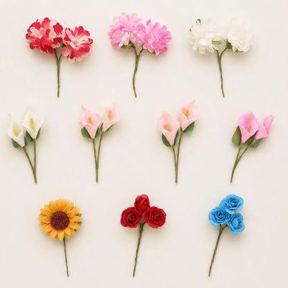 Mini Artificial Flower for DIY & Craft Decoration