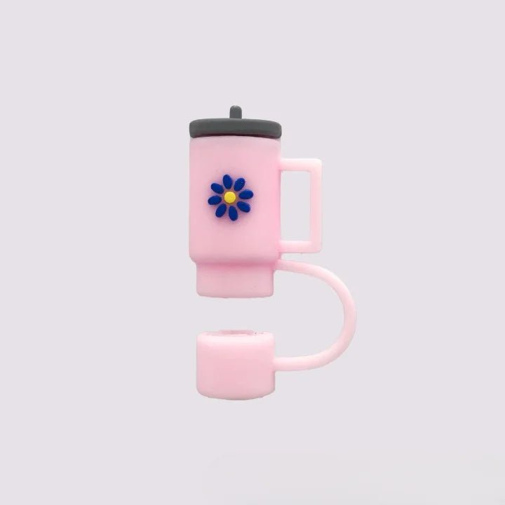 Mini Cup Straw Tip Covers For Tumbler