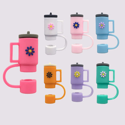 Mini Cup Straw Tip Covers For Tumbler