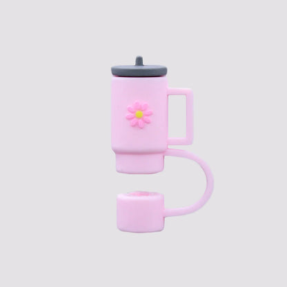 Mini Cup Straw Tip Covers For Tumbler