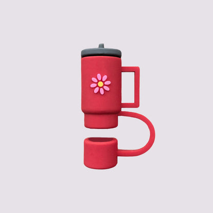 Mini Cup Straw Tip Covers For Tumbler