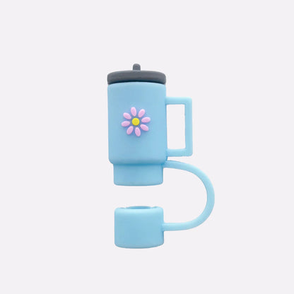Mini Cup Straw Tip Covers For Tumbler