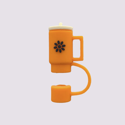Mini Cup Straw Tip Covers For Tumbler