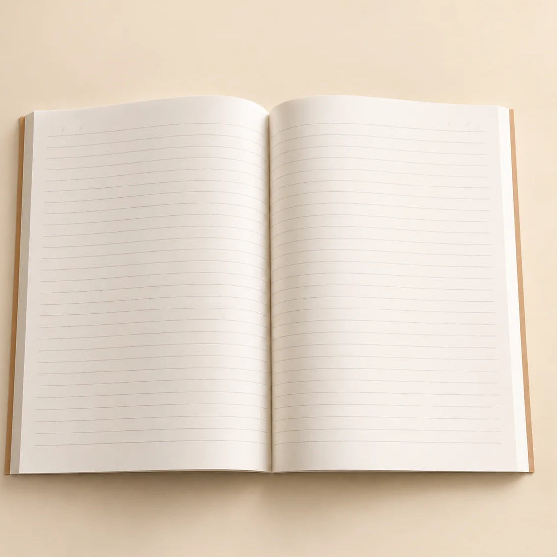 Minimal Kraft Cover Notebook