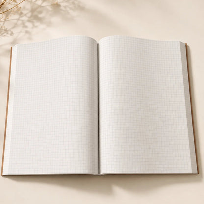 Minimal Kraft Cover Notebook