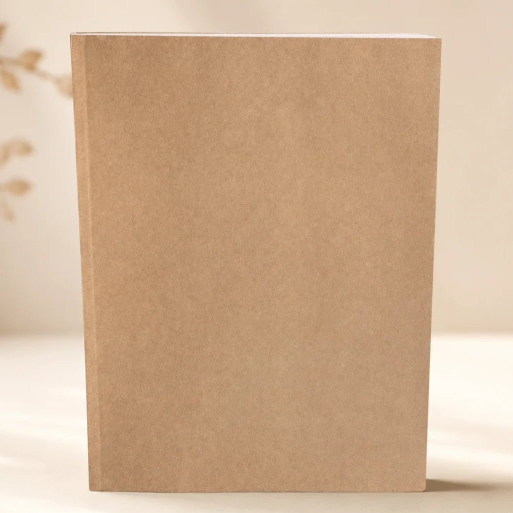 Minimal Kraft Cover Notebook