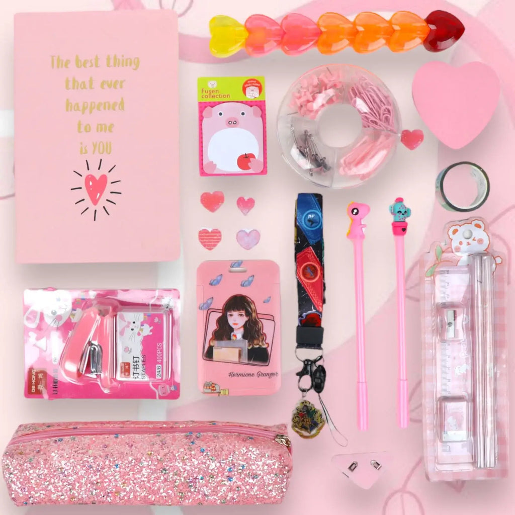 Pink Love Stationery Set