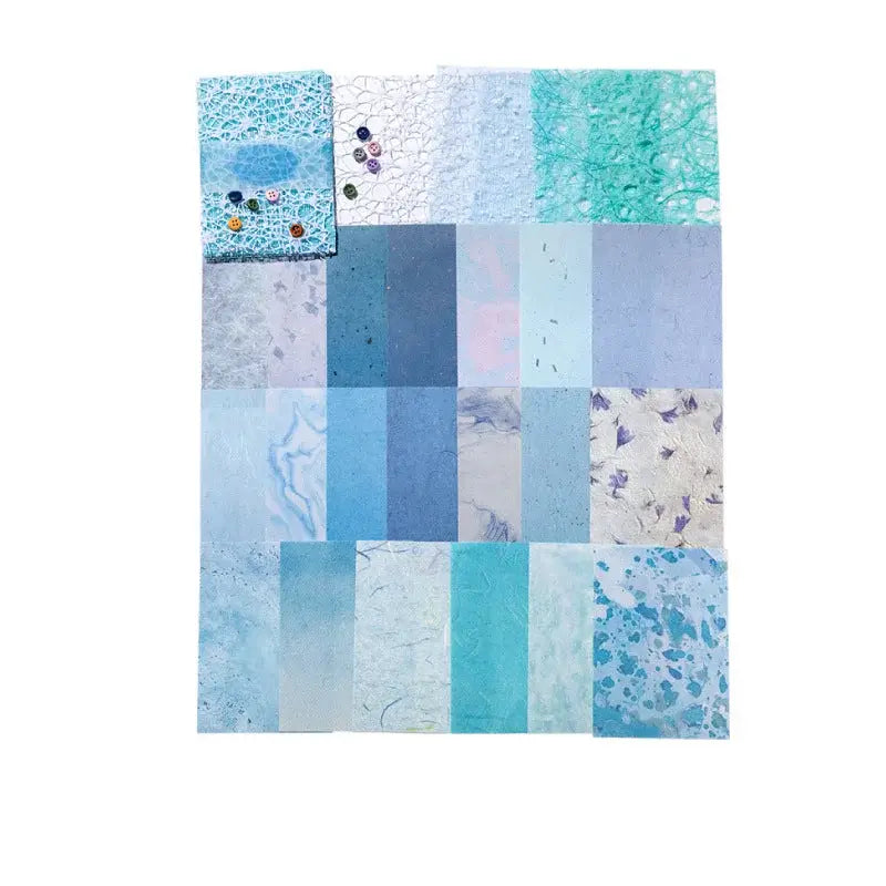 Mixed Material Material Paper Romantic Series Deco Sheets