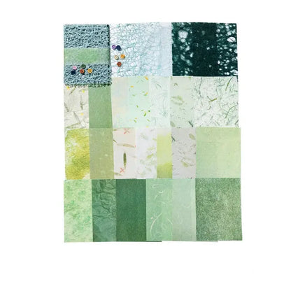 Mixed Material Material Paper Romantic Series Deco Sheets