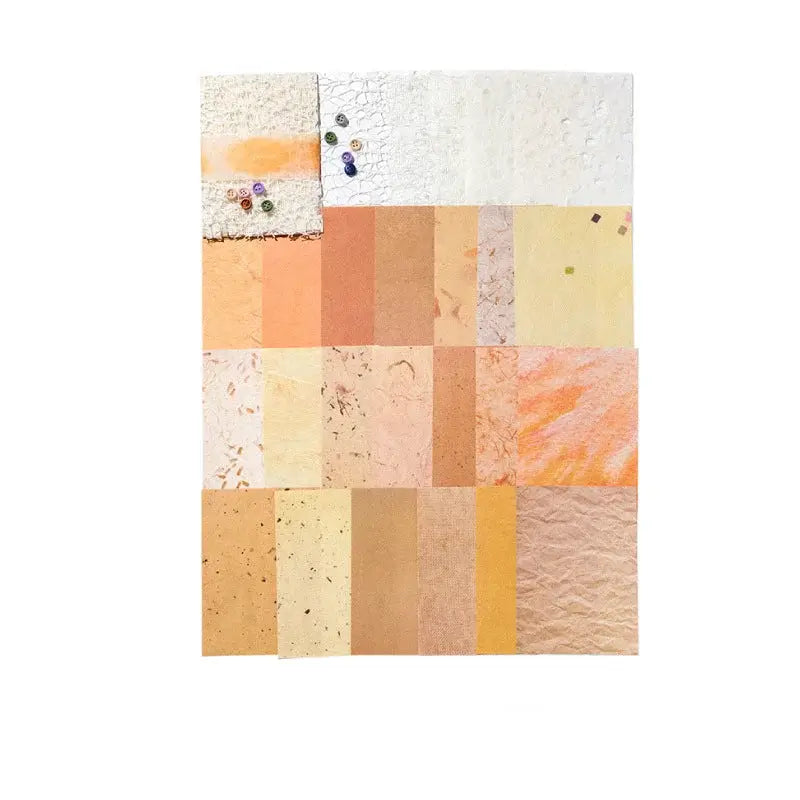 Mixed Material Material Paper Romantic Series Deco Sheets