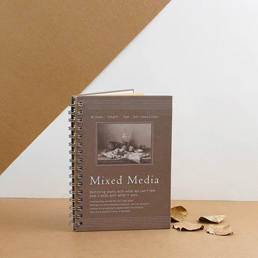 Mixed Media Kraft Pages Hardcover Journal