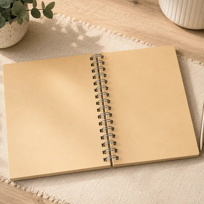 Mixed Media Kraft Pages Hardcover Journal