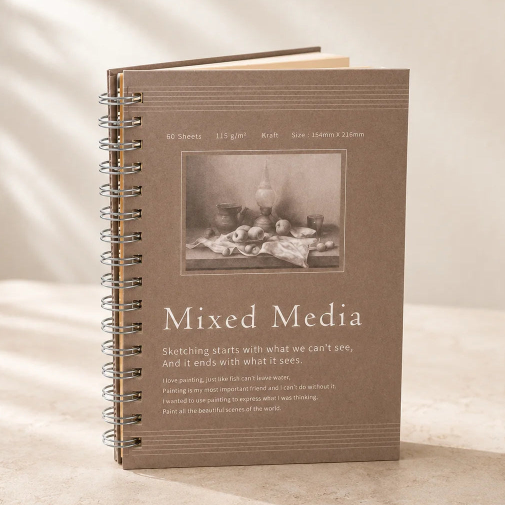 Mixed Media Kraft Pages Hardcover Journal