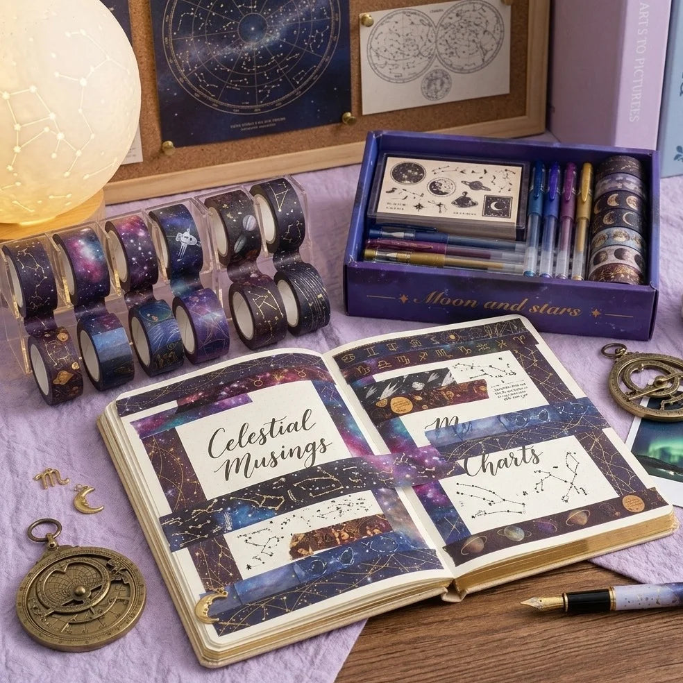 Moon & Stars Washi Tape Set