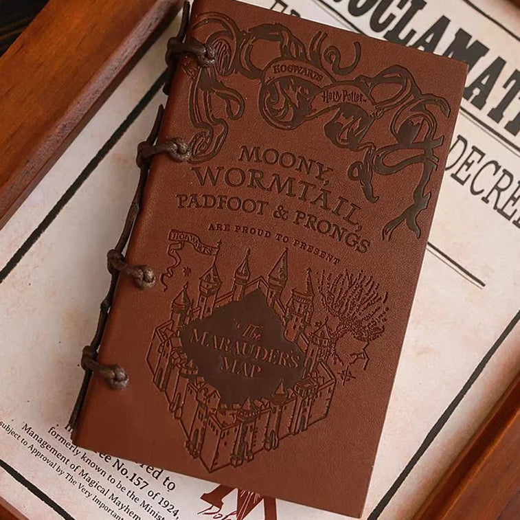 Moonlit Wormtail Leather Cover Journal