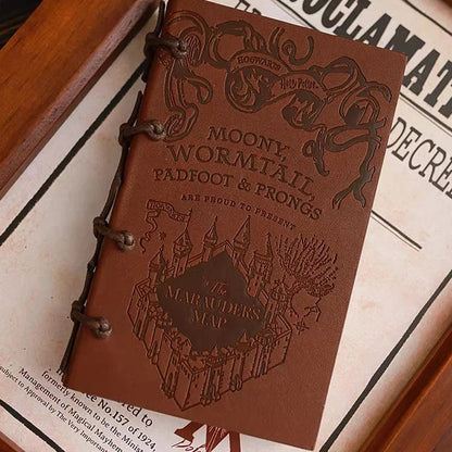 Moonlit Wormtail Leather Cover Journal