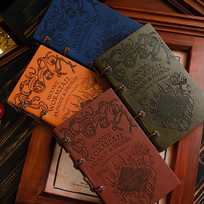 Moonlit Wormtail Leather Cover Journal