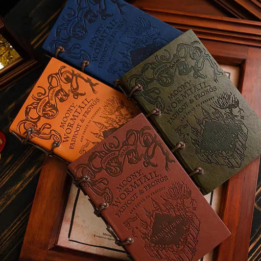 Moonlit Wormtail Leather Cover Journal