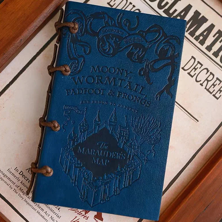 Moonlit Wormtail Leather Cover Journal