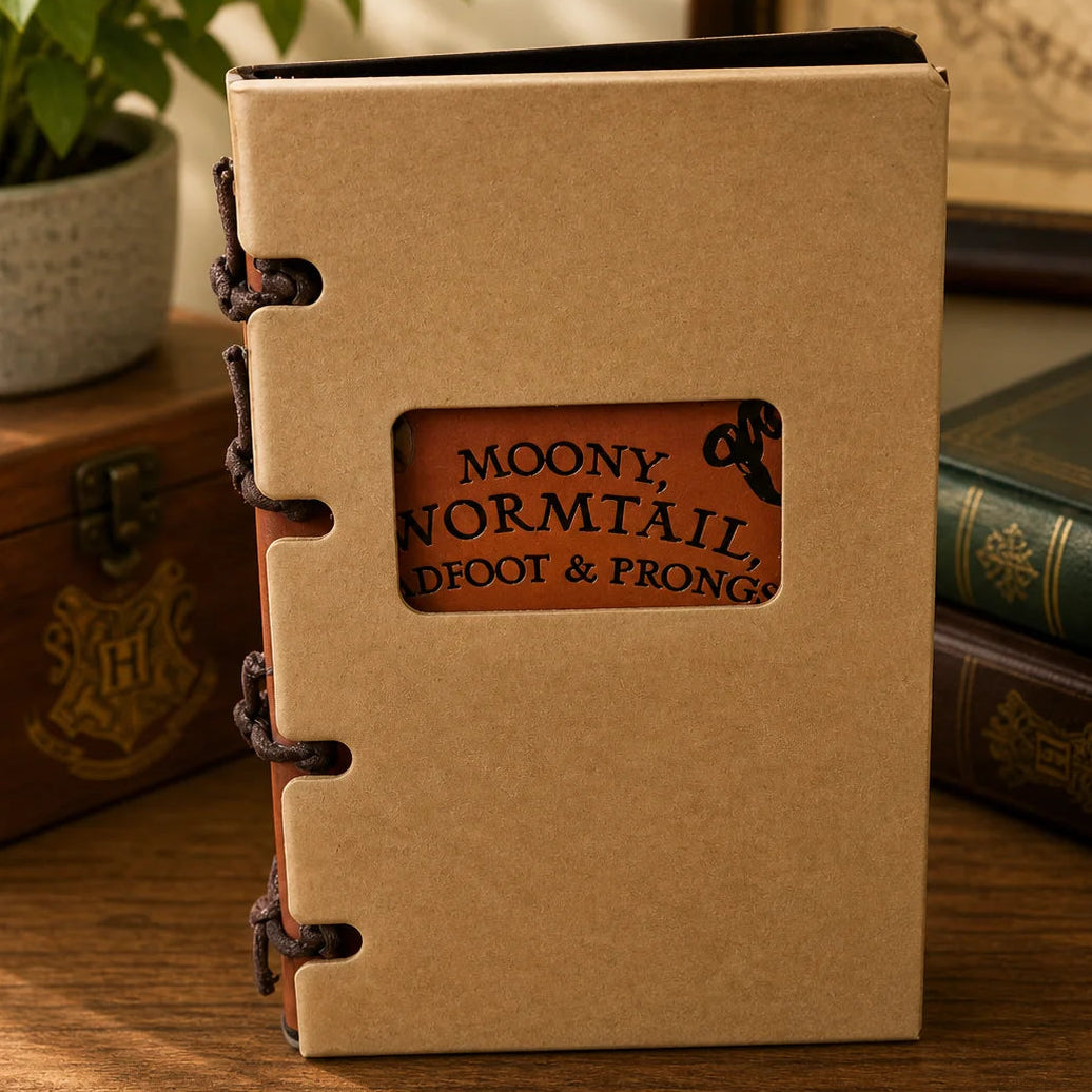 Moonlit Wormtail Leather Cover Journal