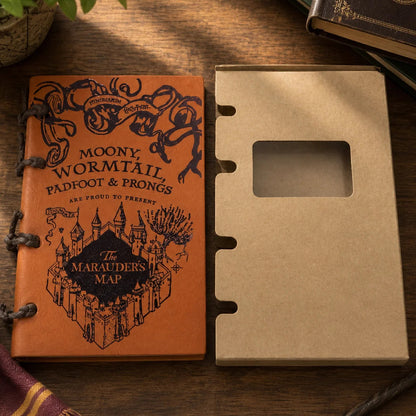 Moonlit Wormtail Leather Cover Journal