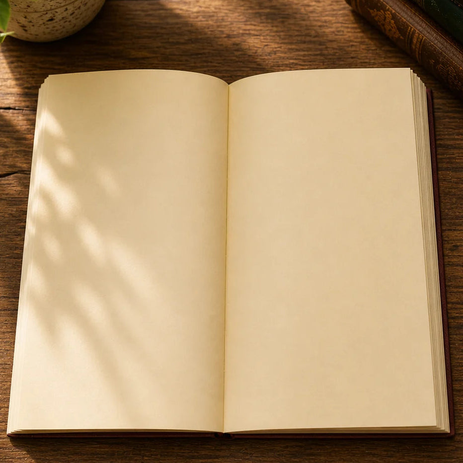 Moonlit Wormtail Leather Cover Journal