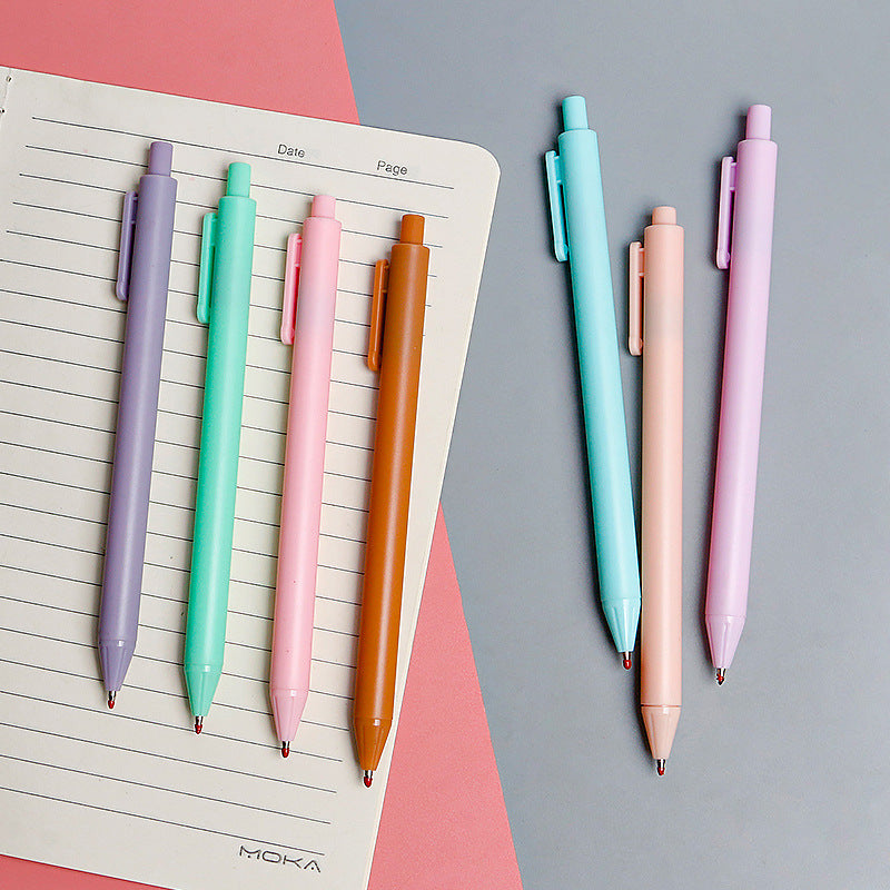 Morandi Color Gel Pen Set Of 5