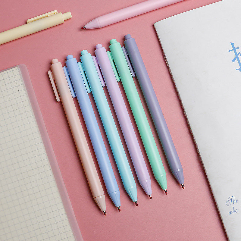 Morandi Color Gel Pen Set Of 5