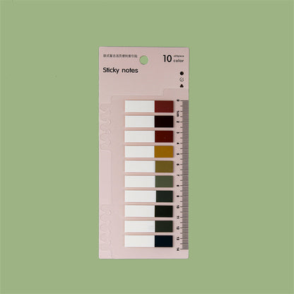Morandi Color Index Sticky Notes